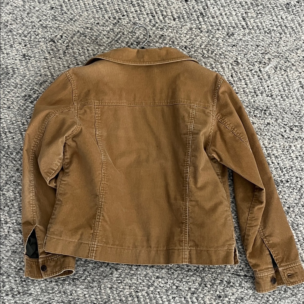 L.L. Bean women’s Tan Corduroy Jacket - Picture 4 of 4
